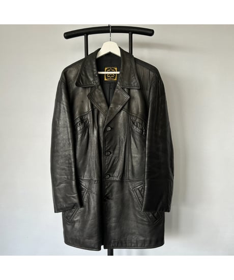 Fourman Leather Car Coat