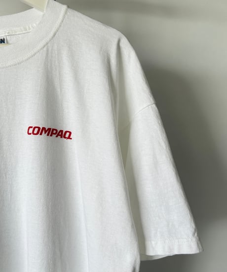 00s COMPAQ "Services @ click speed" s/s tee