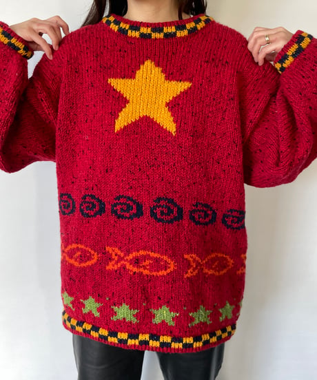Dead stock Star fish  Knit