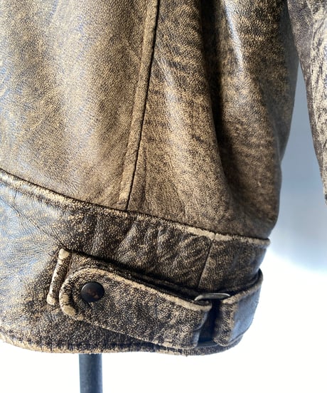 deer skin leather jacket