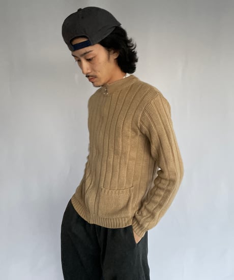 70-80s Europe zip knit