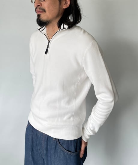 Ralph Lauren half zip cotton knit