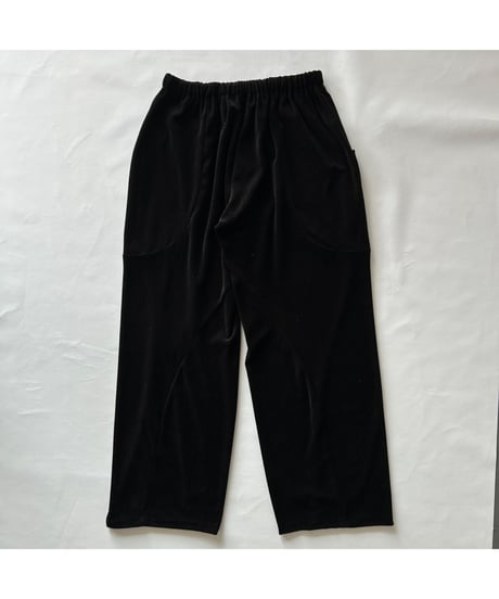 ANDER "VELOUR CURVY PANTS"