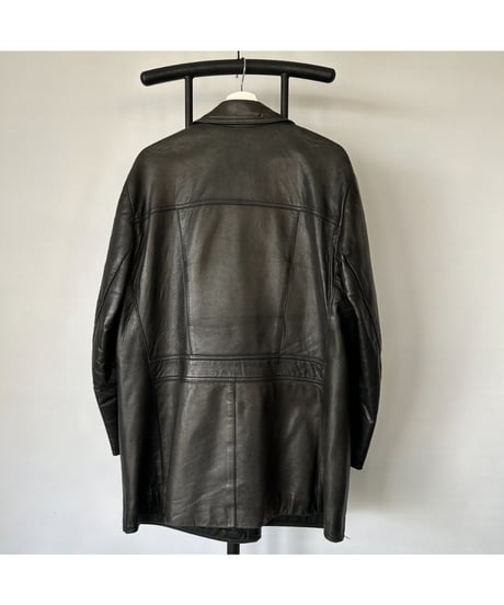 Fourman Leather Car Coat