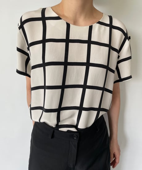 Windowpane Check Tops