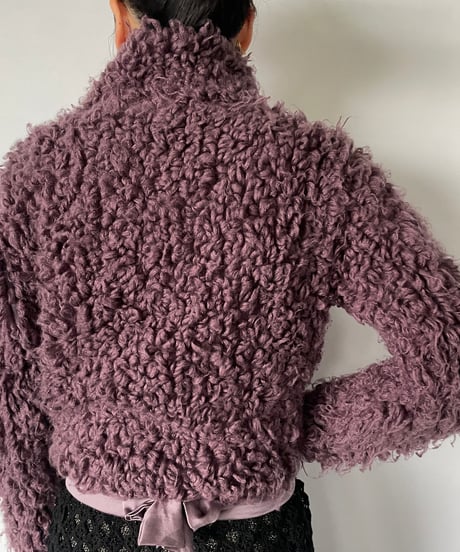 Europe soft curly jacket 42