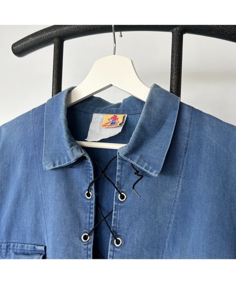 70s GEVACO Lace-up Pullover