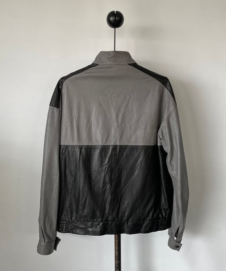 80s Two-tone Leather jacket