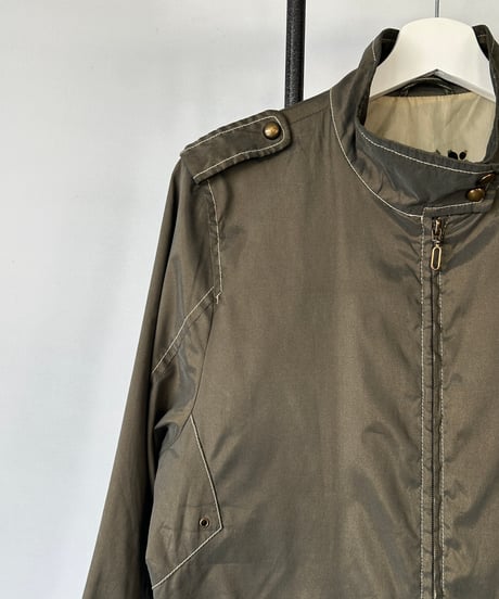 euro vintage stand collar jacket