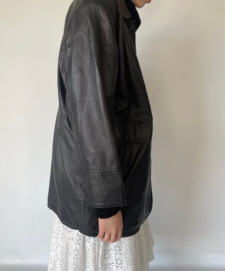 Ram leather Car Coat