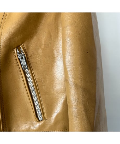 70s Camel Leather Jacket