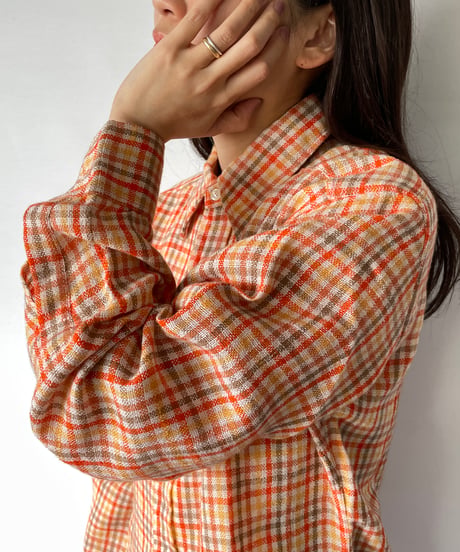 Dead Stock 70s Wool Linen Shirt