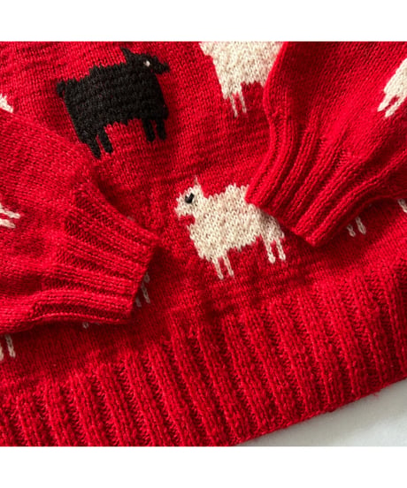 80s Princess Diana Black Sheep Knit