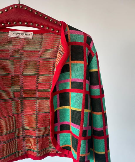 70-80s Yves Saint Laurent knit jacket