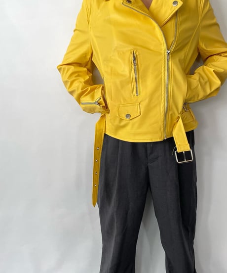 80-90s DEAD STOCK　”SCRJEF＂ vinyl riders jacket