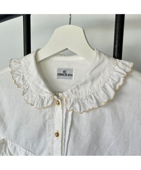 Cerruti ruffle shirt