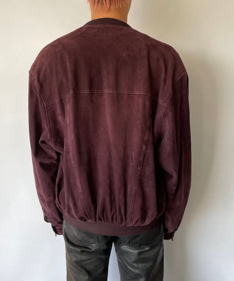 80s  europe Suede Blouson