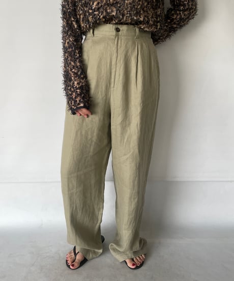 BANANA REPUBLIC LINEN Two-tuck Pants