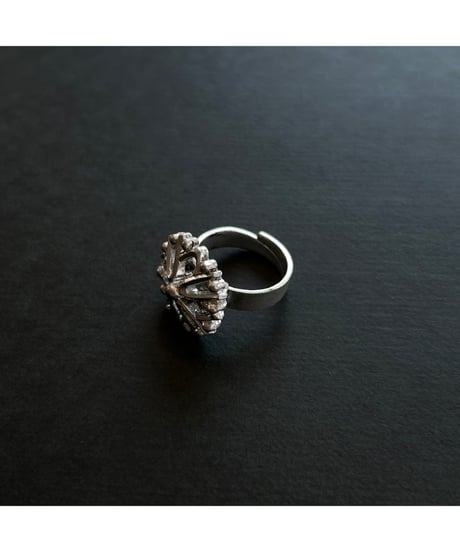 70s~80s vintage pewter ring