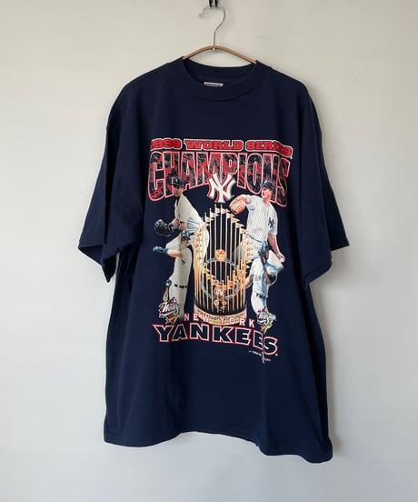 1998s "New York YANKEES WORLD SERIES CHAMPION" s/s tee 2XL