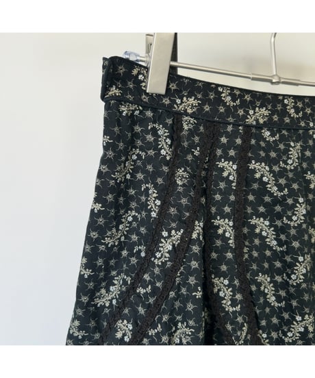 MaxMara Botanical Lace Skirt