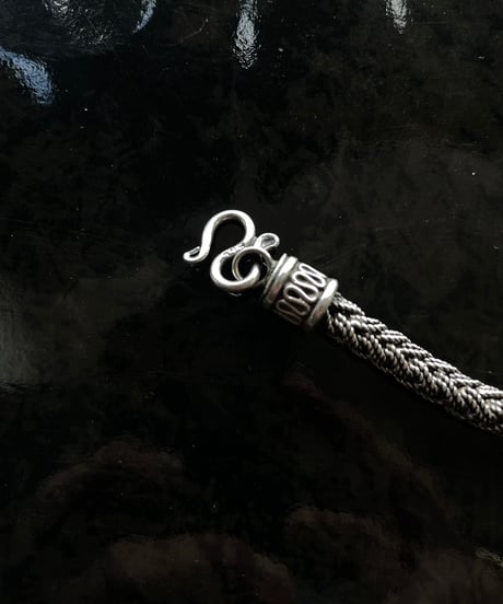 Europe Vintage Fox tail chain silver 925 necklace