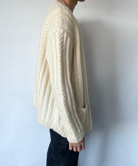 Vintage Cable Knit Cardigan