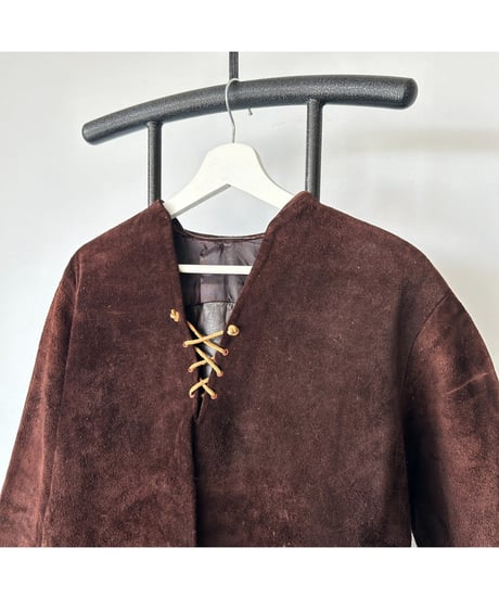 VINTAGE Hand made Leather Lace-up
