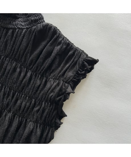 Shirring frill tops