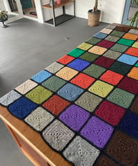Europe crochet blanket