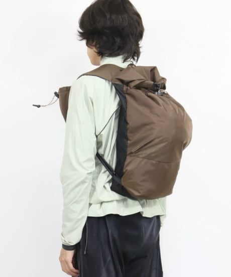if space "City Hike Pack brown waterproof nylon fabric"
