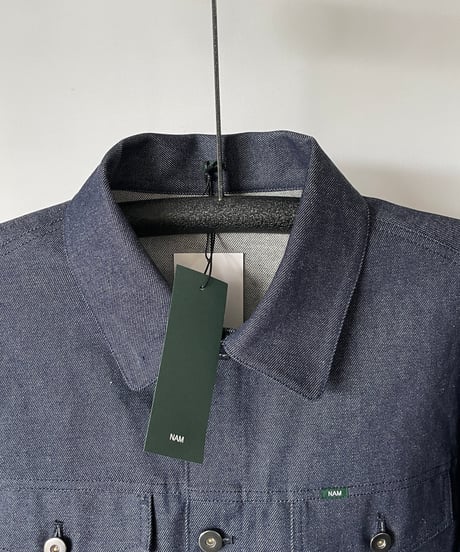 NAM "TRUMPET TRUCKER JACKET INDIGO RIGID"