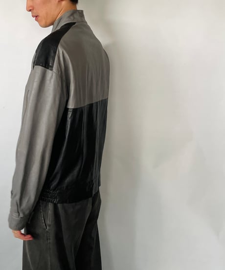 80s Two-tone Leather jacket