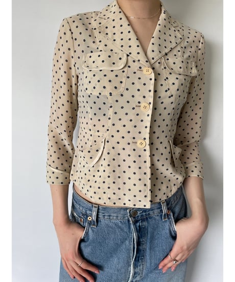 DKNY Polka Dot Jacket