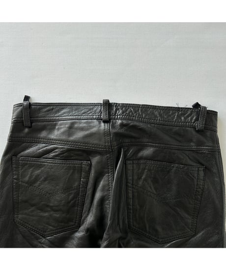 Europe vintage Leather Pants