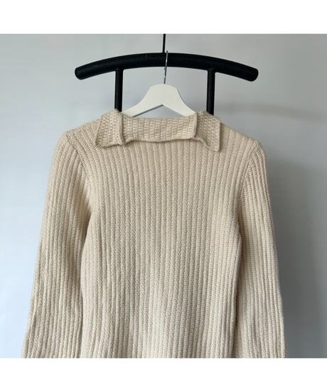 ARMANI collared knit