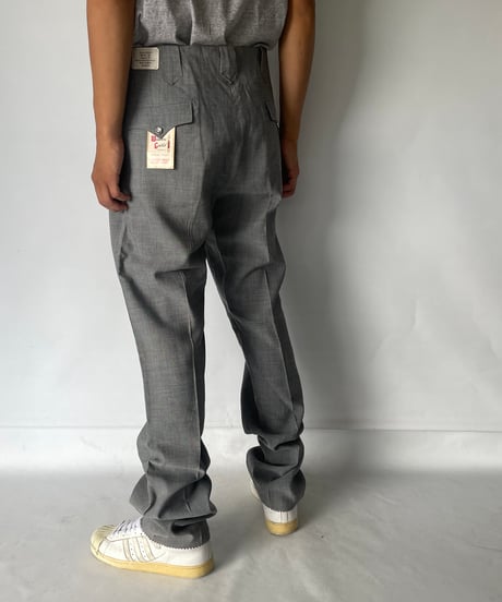 dead stock 70s Western Pants "GRAY"