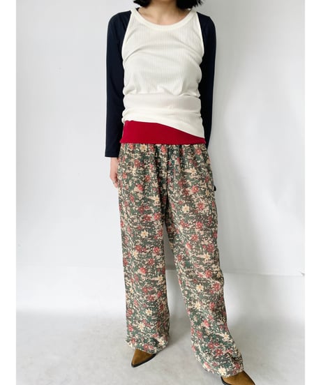 NAM ”Waist Wrap Camo Mesh Digital Aloha Pants” desert