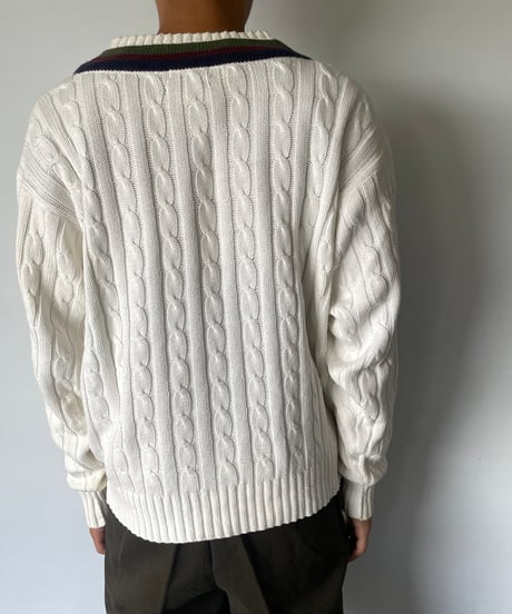 90s Ralph Lauren V-neck Cotton Knit