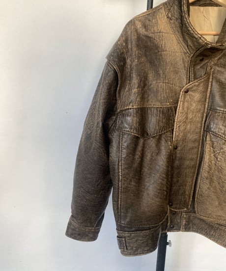 deer skin leather jacket