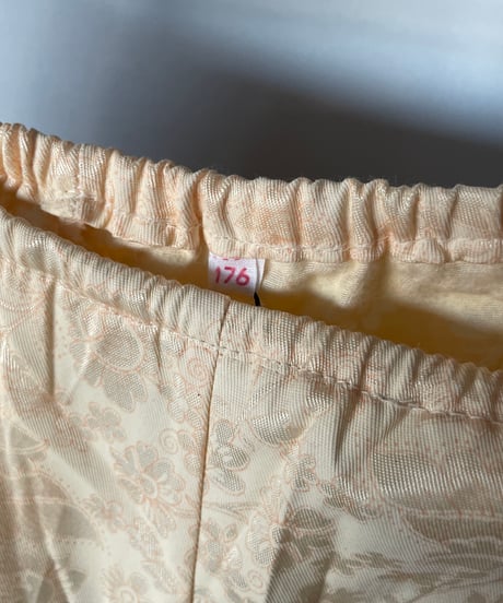 70s~80s Pajama pants (Flower pattern）