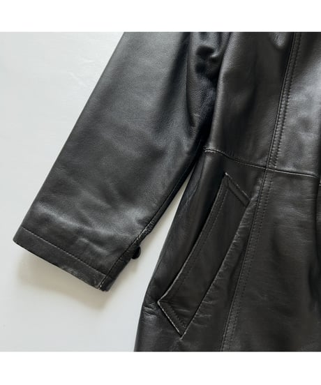 Vintage Leather Car Coat