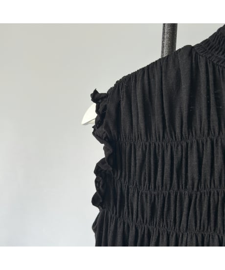 Shirring frill tops