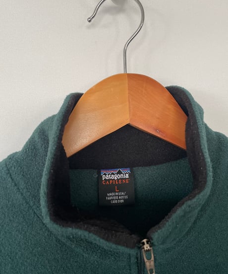 90s Patagonia CAPILENE "green" L