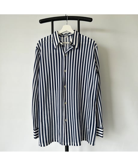 70s~80s See Through Stripe L/S Shirt