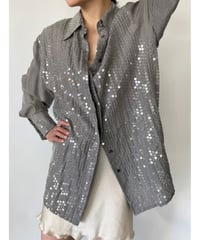 MADE IN ITALY sequins shirt