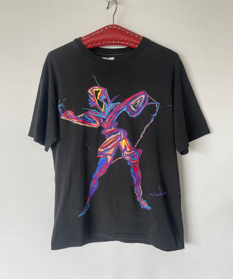 90s MILES DAVIS Art Tee "1985s Don Quixote"