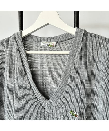 70s LACOSTE V-neck Vest