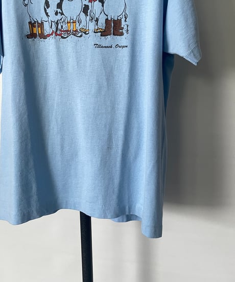 90s SCREEN STARS "NIKEを履いた牛さん” s/s tee XL