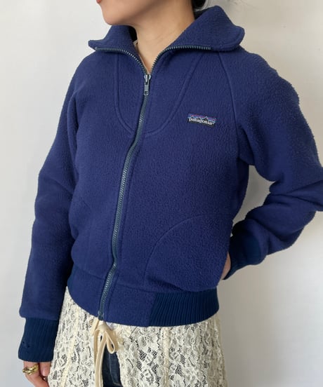 80s patagonia fleece / navy